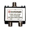 Gardiner 2-Way 1000 MHz Wide Band Splitter - One Way Power Pass