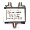 Gardiner 1-Way Tap Off 1000 MHz Wide Band Splitter for Cable TV System