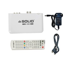 SOLID 6363 DVB-S2 / MPEG-4 / HD GX Chipset Free-to-Air Set-Top Box