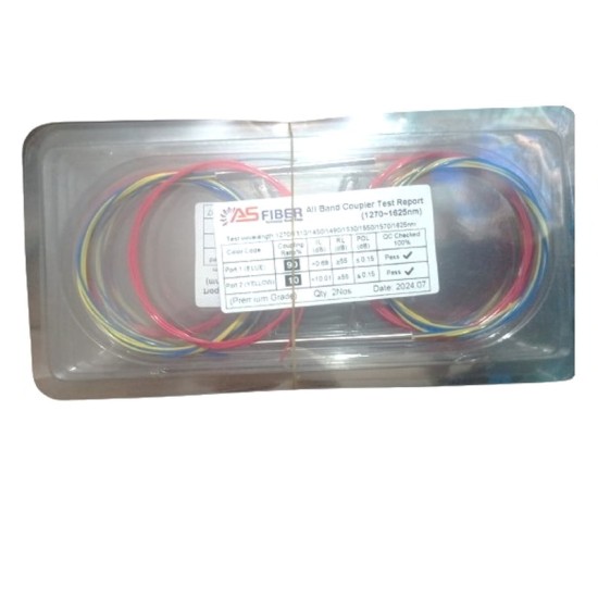 As Fiber All Band 90:10 Coupler 1270~1625nm (Pack of 2)