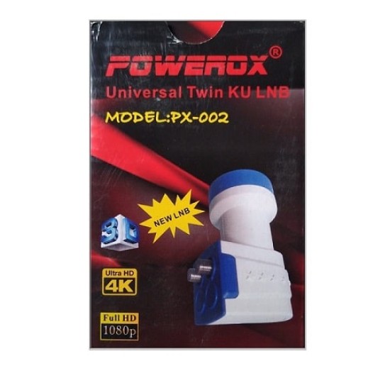 Powerox PX-002 Universal Twin Ku band LNB Suitable for All DTH