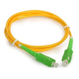 Simplex Single Mode SC to SC Optical Fiber Patch Cord Jumper Cable - 5 Meters