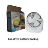 12V Mobile Charger Powerful Table Fan with LED Light