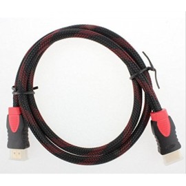 Gold Plated Nylon Braided Male to Male 1.4 Version HDMI Cable - 5 Meter