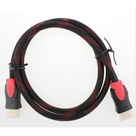 Gold Plated Nylon Braided Male to Male 1.4 Version HDMI Cable - 5 Meter