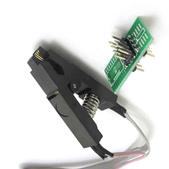 Buy SPI BIOS FLASH Non-Dismantling Test Flash IC Program Clip Adapter