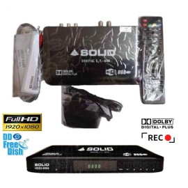 For DD Freedish Heavy Duty Full HD Set-Top Box with USB Play & Recording + FREE HD LNB