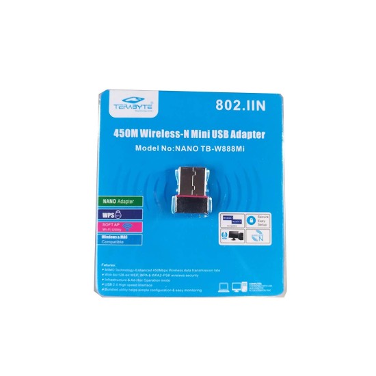 Terabyte 500 Mbps Mini Wireless USB Adapter