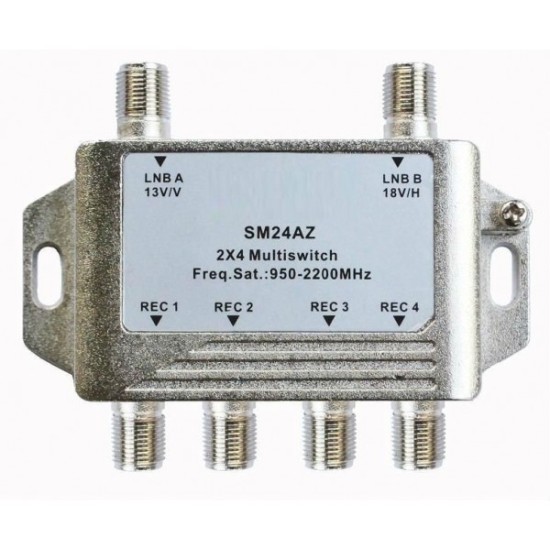 Multi Switch 2 LNB Input - 4 Receiver Output