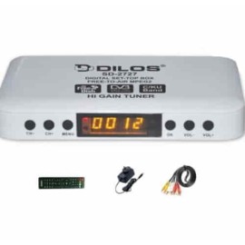 Dilos MPEG-2 Digital FREE TV Set-Top Box with FREE LNB